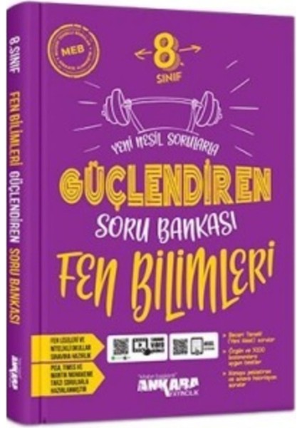 Ankara 8. Sınıf Güçlendiren Fen Bilimleri Soru Bankası