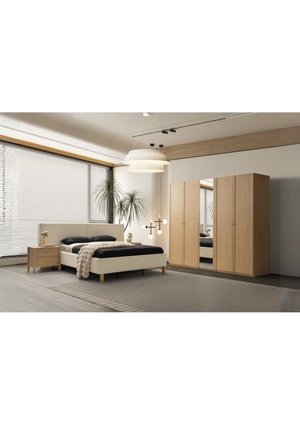 Folt Brown 5 Kapılı Yatak Odası Takımı