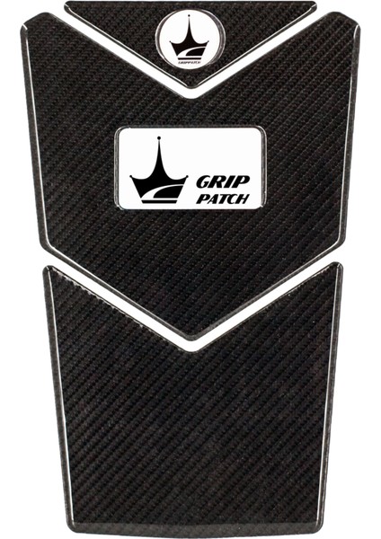 Bmw Gs R1250 2021 ile Uyumlu Kaydırmaz 6d Karbon Tank Pad GC14