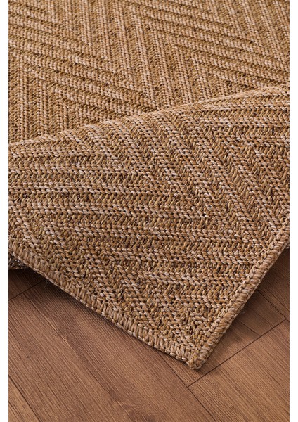 Jüt Tabanlı Hasır Dokuma Örme Bohem Halı Kilim