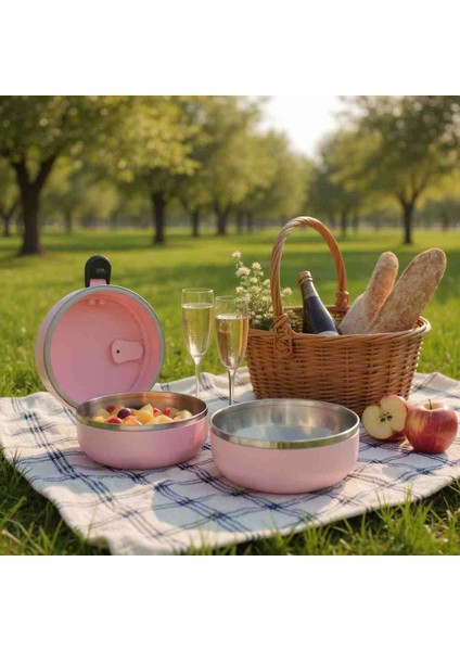 Beslenme ve Yiyecek Taşıma Kabı Vakumlu Sızdırmaz Kapak Paslanmaz Çelik Iç Kaplama fiyatları