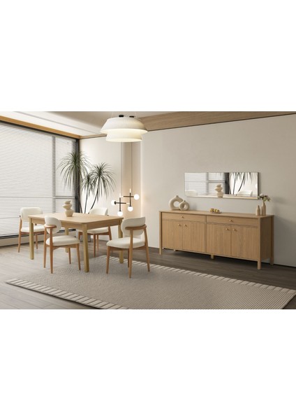 Folt Brown Yemek Odası Takımı