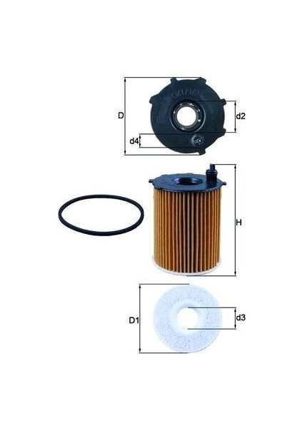 Yağ Filtresi BERLINGO-FIESTA-FOCUS-C-MAX-FUSION-206-207-307-308-BIPPER-JUMPY-XSARA- 1.4-Hdı-1.6hdı