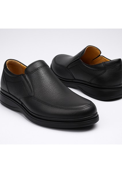 GR0373 Hakiki Deri Hafif Poli Taban Rahat Günlük Ayak Sağlığına Uygun Erkek Ayakkabı modelleri