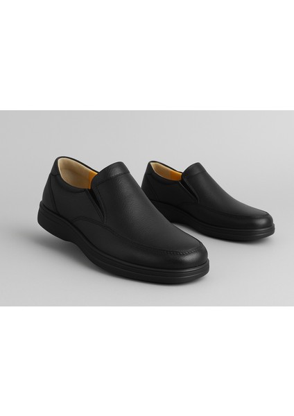 GR0373 Hakiki Deri Hafif Poli Taban Rahat Günlük Ayak Sağlığına Uygun Erkek Ayakkabı fırsatları