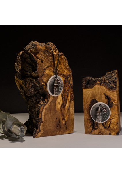 Galata Kulesi ve Lale Desenli Seramik Kolye – Stres ve Denge Kolyesi fırsatları