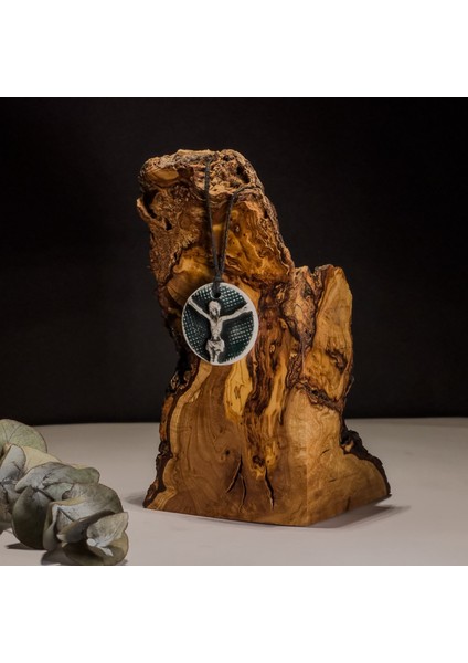 Isa Figürlü Seramik Kolye – Stres ve Denge Kolyesi modelleri