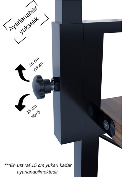 4 Katlı Banyo Rafı,metal Çerçeveli Ahşap Raflı Çok Amaçlı Organizer,temizlik Malzemesi Düzenleyici fiyatları