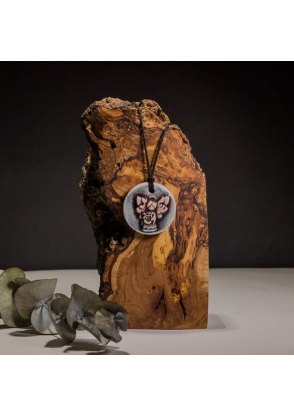 Melekli Lir Seramik Kolye – Stres ve Denge Kolyesi