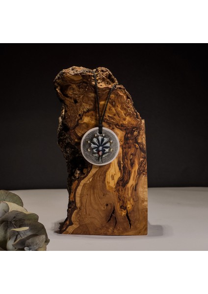 Gece Açan Çiçek Seramik Kolye – Stres ve Denge Kolyesi fiyatları