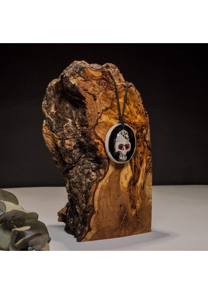 Kafatası Tılsımı Seramik Kolye – Stres ve Denge Kolyesi fiyatları