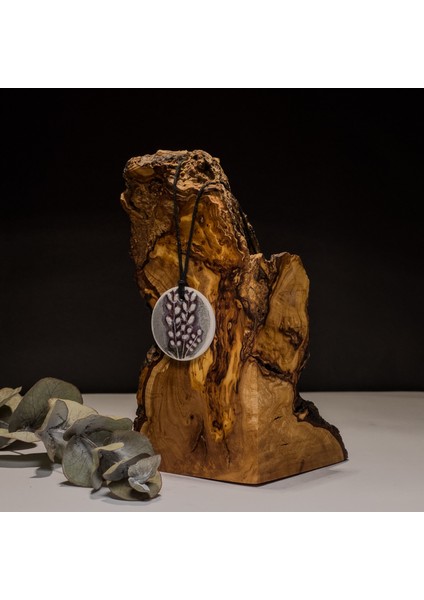 Lavanta Seramik Kolye – Stres ve Denge Kolyesi modelleri