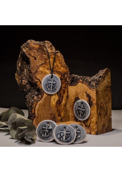 Çapa Desenli Seramik Kolye – Stres ve Denge Kolyesi indirimleri