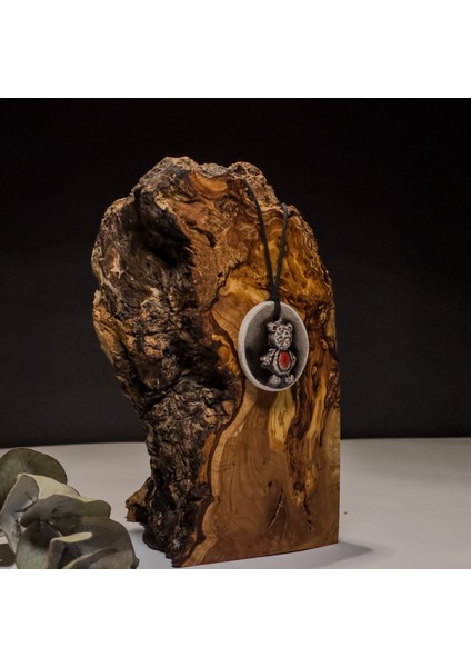 Ayıcık Figürlü Seramik Kolye – Stres ve Denge Kolyesi fiyatları