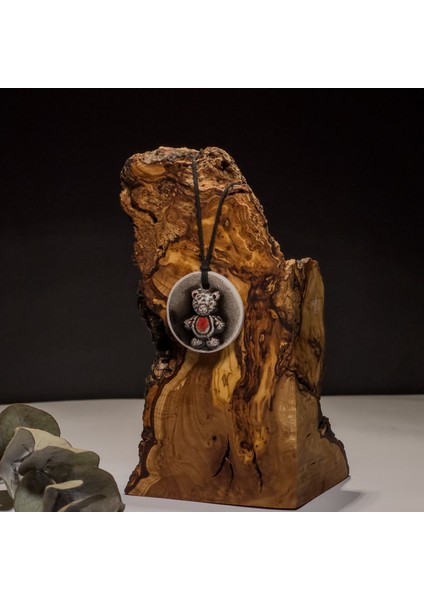 Ayıcık Figürlü Seramik Kolye – Stres ve Denge Kolyesi modelleri