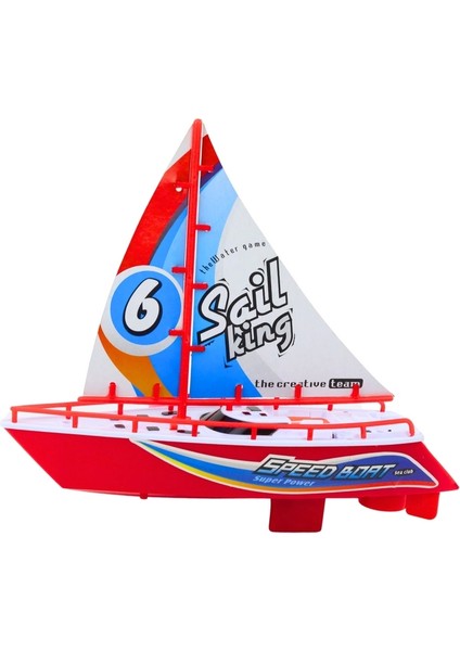 3401 Su Üzerinde Giden Yelkenli Tekne – Renkli Kırmızı fiyatları