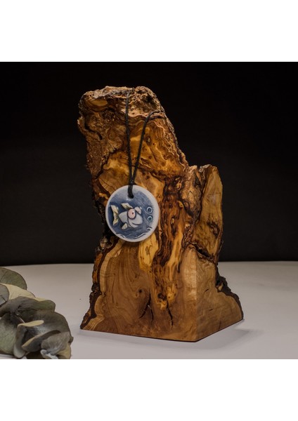 Yüzen Balık Seramik Kolye – Stres ve Denge Kolyesi modelleri