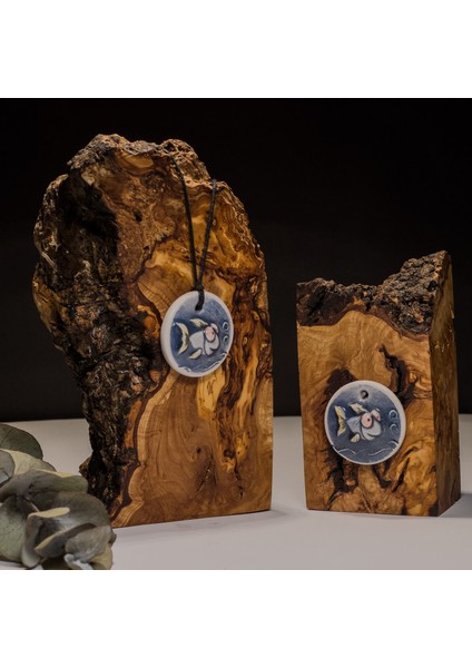 Yüzen Balık Seramik Kolye – Stres ve Denge Kolyesi fırsatları