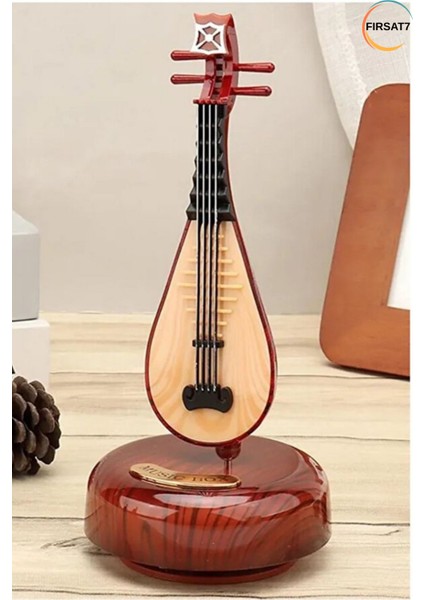 3 Model Dekoratif 360° Dönen Hareketli Keman Müzik Kutusu Sevgili Çocuklara Doğum Günü Ev Ofis Hediye