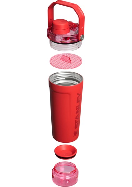 The Activate Shaker Bottle 20 Oz | 591 ml Sporcu Shaker Termos - Chili Red modelleri