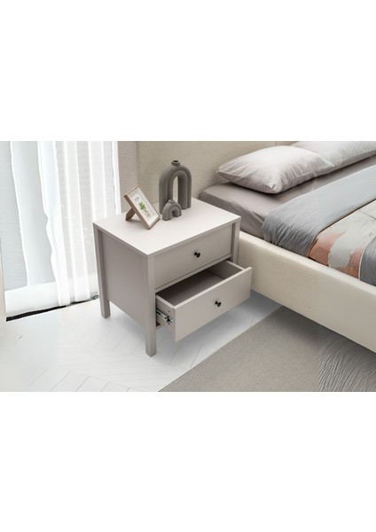 Folt Beige 6 Kapılı Yatak Odası Takımı