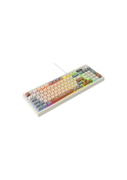 Kb-79 Sılent Pro Gri-Gri Mavi-Kahve Sessiz Rgb Q Membrane Oyuncu Klavyesi fiyatları