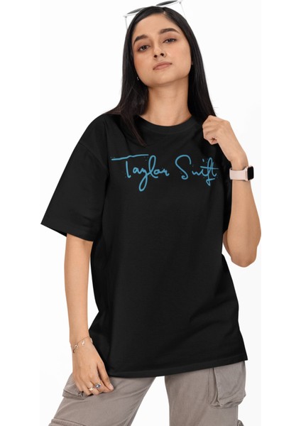 Unisex Tüm Albümler Sırt Baskılı Tişört, Oversize Taylor Swift Temalı Bisiklet Yaka T-Shirt fiyatları