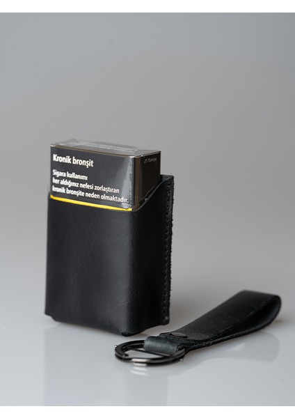 Hakiki Deri Sigaralık + Anahtarlık