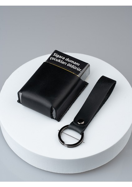 Hakiki Deri Sigaralık + Anahtarlık fırsatları