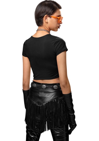 Who’s Afraid Of Little Old Me Yazılı Crop Top, Kadın Taylor Swift Temalı Crop Bluz fiyatları