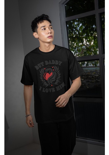Unisex But Daddy I Love Him Baskılı Tişört, Oversize Taylor Swift Temalı T-Shirt fiyatları