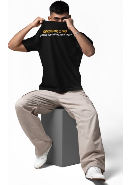 Unisex Kendrick x Sza Sırt Baskılı Tişört, Oversize Kendrick Lamar x Sza Temalı T-Shirt fiyatları