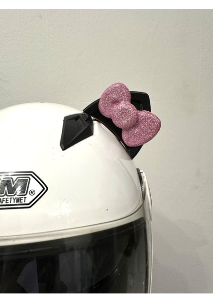 Motor & Motosiklet Pembe Fiyonklu Siyah Kedi Kulak Kask Dış Aksesuarı fırsatları