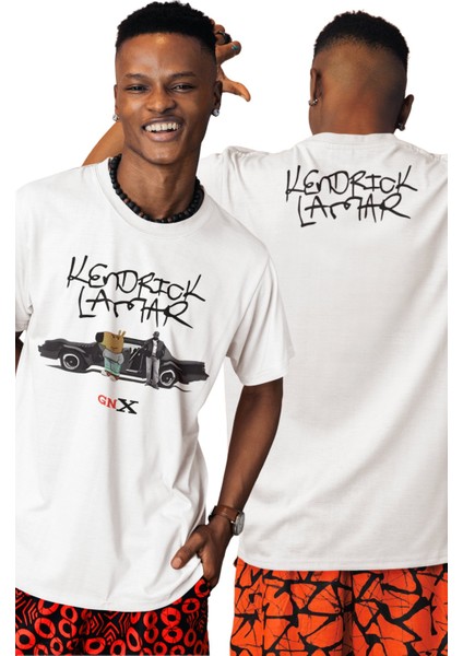 Unisex Gnx Kendrick Lamar Ense Baskılı Tişört, Oversize Kendrick Rap Temalı T-Shirt
