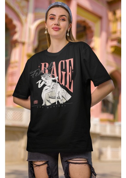 Unisex Female Rage The Musical Baskılı Tişört, Oversize Taylor Swift Temalı T-Shirt modelleri