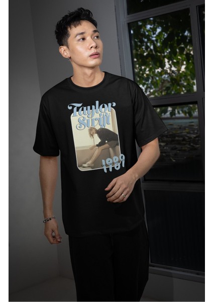 Unisex Taylor Swift 1989 Resim Baskılı Tişört, Oversize Müzik Temalı T-Shirt modelleri