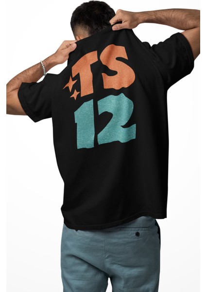 Unisex Showgirl Ts 12 Sırt Baskılı Tişört, Oversize Taylor Swift Albüm Temalı Bisiklet Yaka T-Shirt modelleri