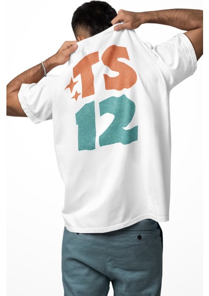 Unisex Showgirl Ts 12 Sırt Baskılı Tişört, Oversize Taylor Swift Albüm Temalı Bisiklet Yaka T-Shirt modelleri