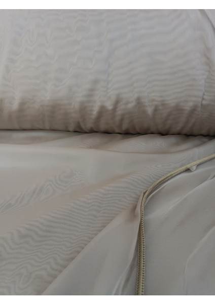 Dökümlü Düz Ipek Tül Perde - Kapuçino Rengi - Pileli Dikim 1x2,5 Pile - İPK711 fiyatları