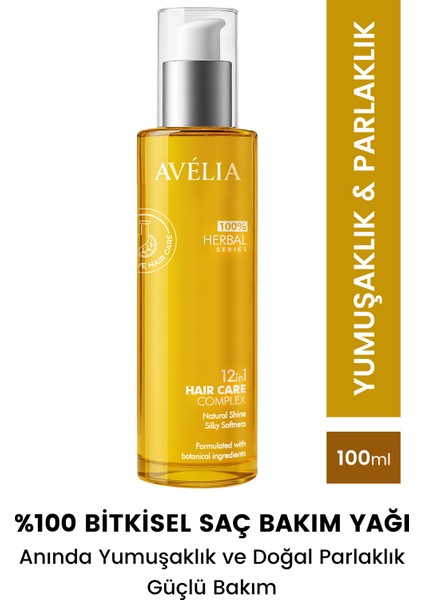 Saç Bakım Yağı Yanmış ve Yıpranmış Saçlar Için Hızlı Saç Uzatan Saç Serumu %100 Bitkisel Formül