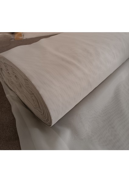 Dökümlü Düz Ipek Tül Perde - Taş Rengi - Pileli Dikim 1x2,5 Pile - 4216 modelleri