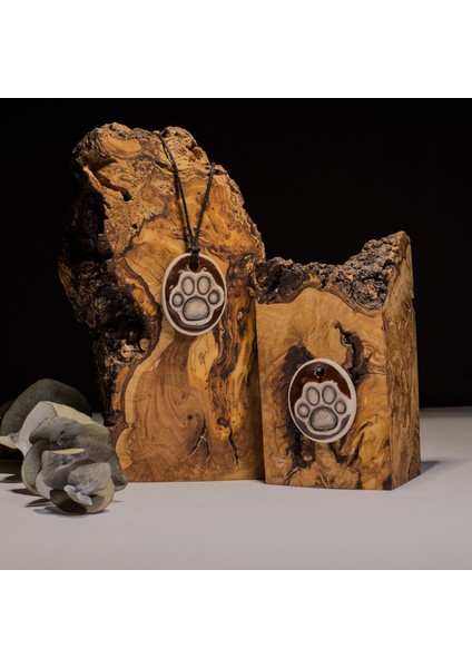 Bir Pati Iz Bıraktın Seramik Kolye – Stres ve Denge Kolyesi fırsatları