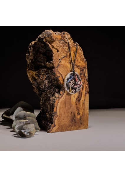 Gece Balkabağı Seramik Kolye – Stres ve Denge Kolyesi fiyatları