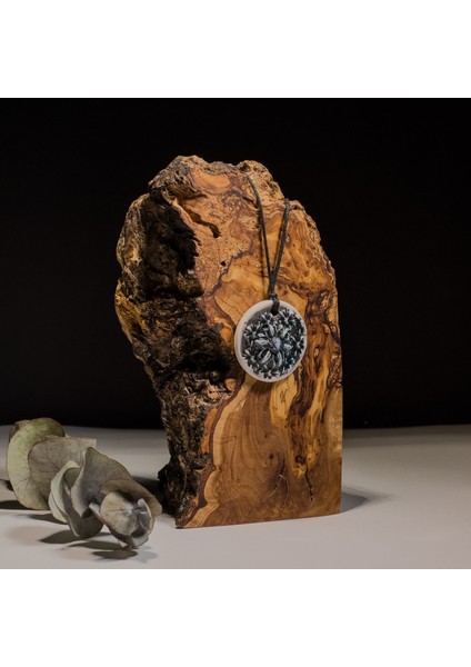 Gece Bahçesi Seramik Kolye – Stres ve Denge Kolyesi fiyatları