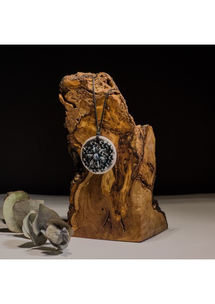 Gece Bahçesi Seramik Kolye – Stres ve Denge Kolyesi modelleri