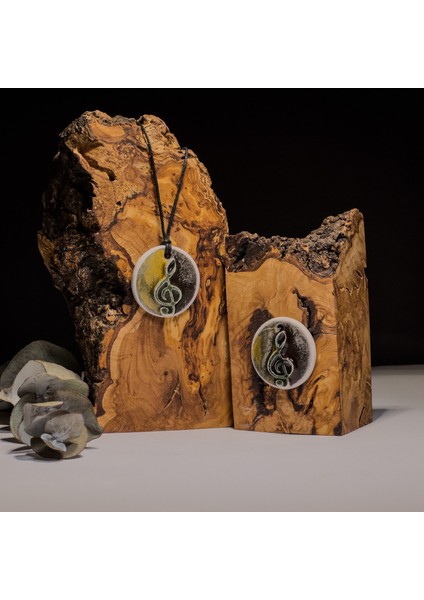 Ruhun Notası Sol Anahtarı Seramik Kolye – Stres ve Denge Kolyesi fırsatları