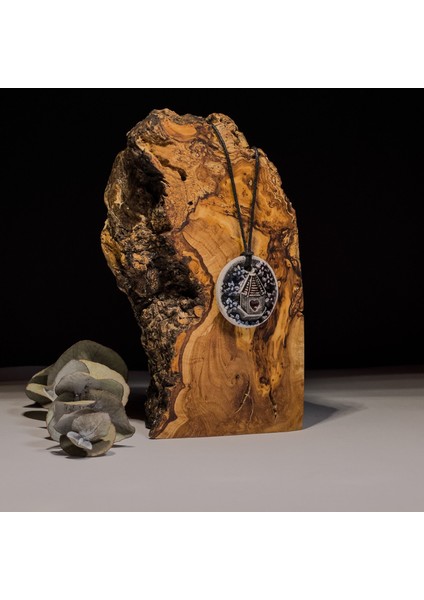 Kalp Evi Seramik Kolye – Stres ve Denge Kolyesi fiyatları