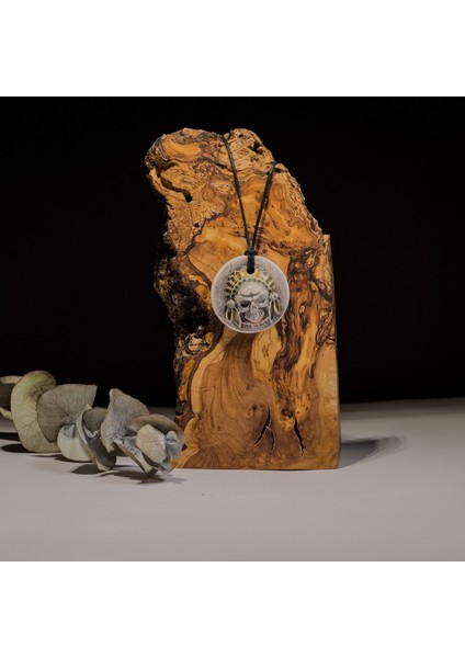 Kabile Ruhu Seramik Kolye – Stres ve Denge Kolyesi