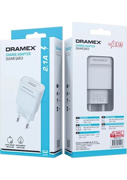 D21B 2.1A Usb-A Şarj Adaptörü fiyatları