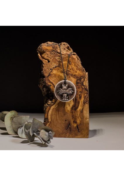 Koruyucu Kedi Seramik Kolye – Stres ve Denge Kolyesi